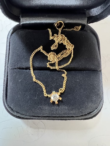 ダイヤモンドネックレス 18k 0.3ct