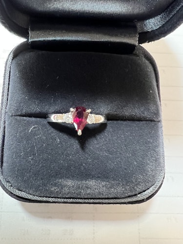 ルビーリング(指輪) pt900