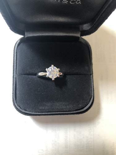 ダイヤモンドリング(指輪) pt900 0.8ct