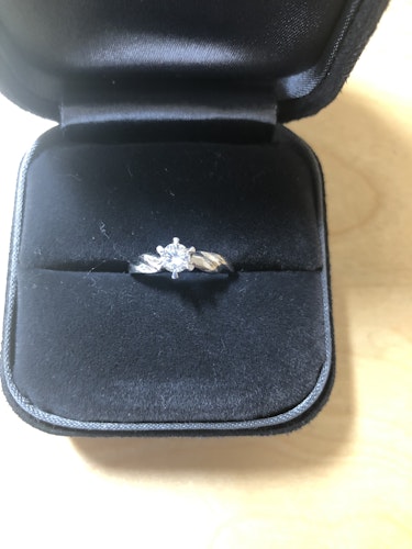 ダイヤモンドリング(指輪) pt900 0.3ct