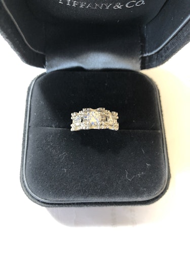 ダイヤモンドリング(指輪) PT850 0.78ct