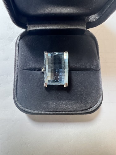 トパーズリング(指輪) pt900