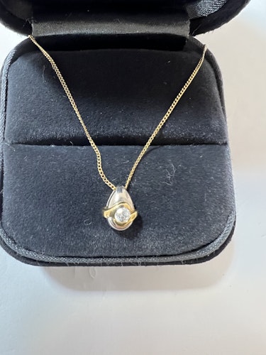 ダイヤモンドペンダント 18k 0.3ct