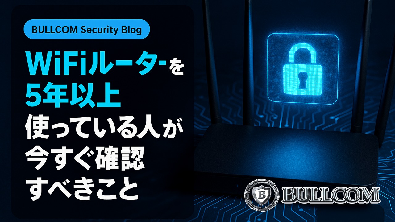 WiFiルーターを5年以上使っている人が今すぐ確認すべきこと