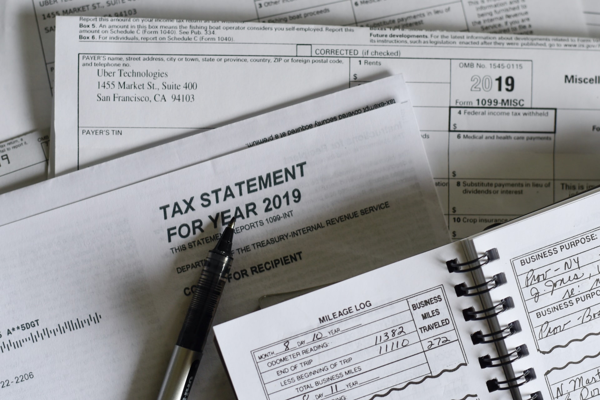 税金についての書類