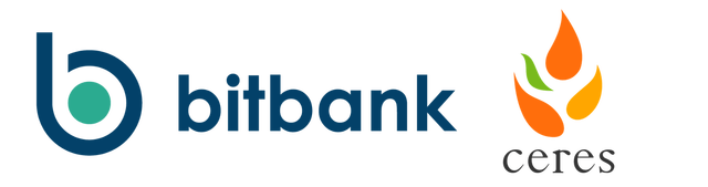 bitbank logo x ceres logo