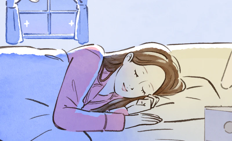 肌荒れの改善策③睡眠と肌荒れの関係