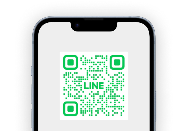 スマートフォンでLINEを利用するイメージ