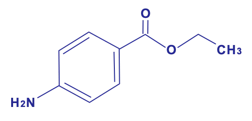 アミノ安息香酸エチルの化学式