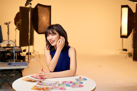 池田エライザさん インタビュー風景1