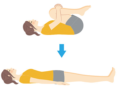 赤ちゃんのポーズ