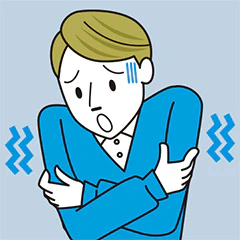 寒気のイメージ