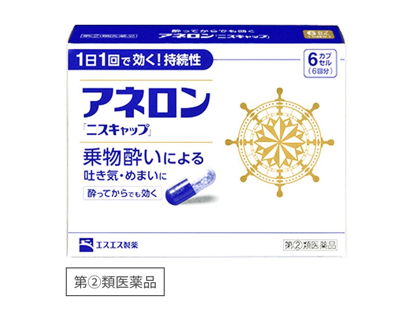 アネロン「ニスキャップ」第②類医薬品 パッケージ