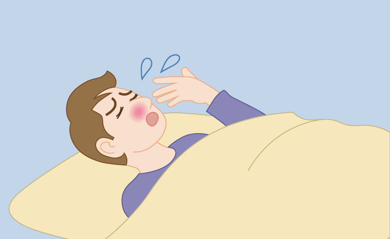 寝る前の服用だから、就寝時の鼻づまりも緩和