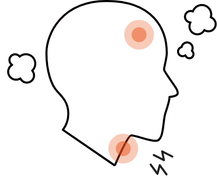 熱・のどの痛みイメージ