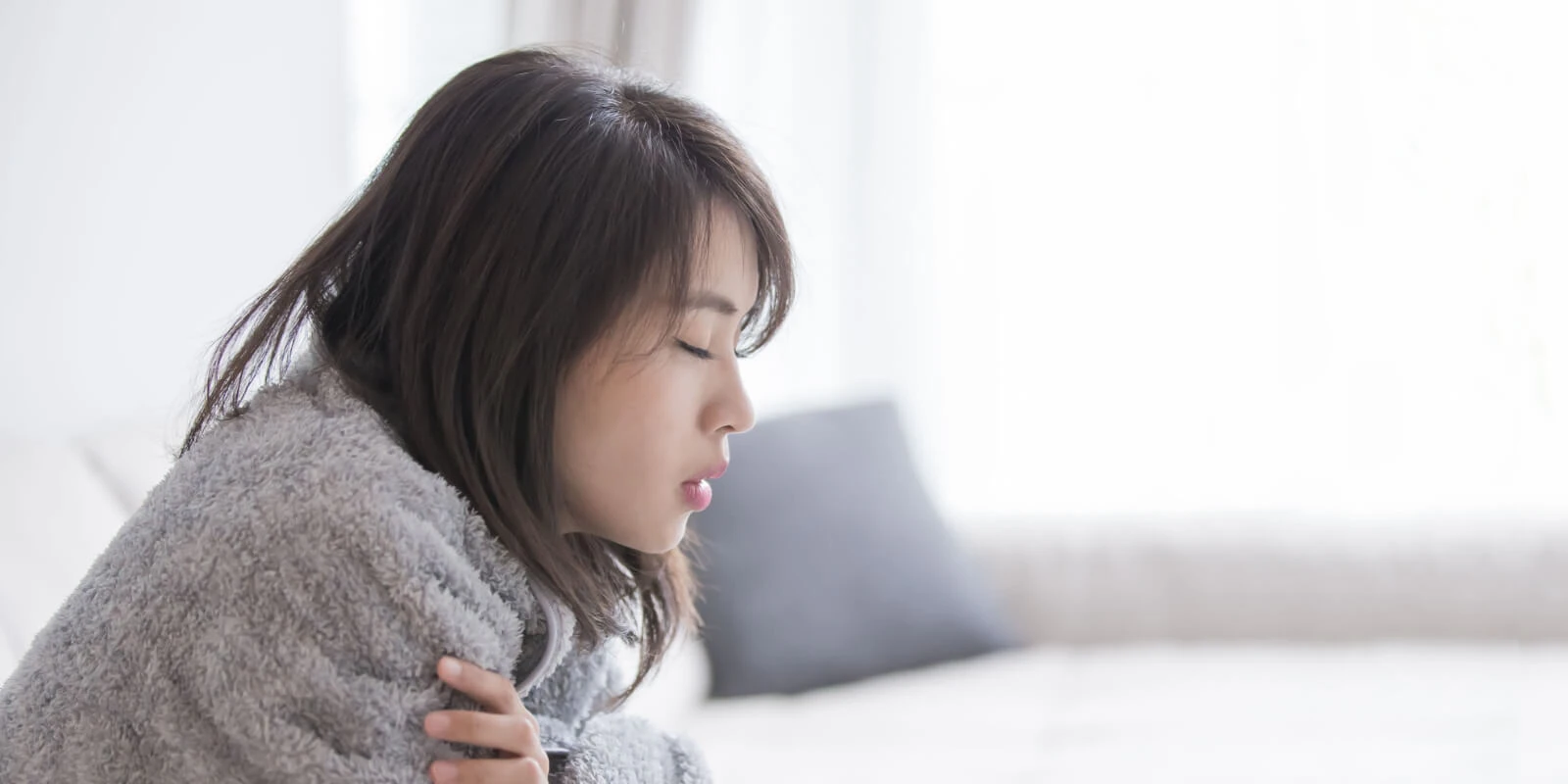 風邪の引き始めのイメージ