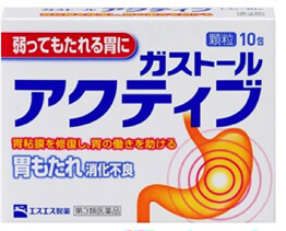 ガストールアクティブのパッケージ