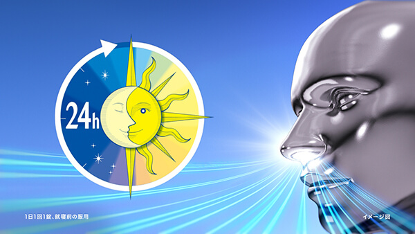 新TV-CM「鼻炎先進ラボ」篇シーン7