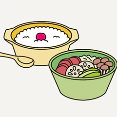 栄養のある食事のイメージ