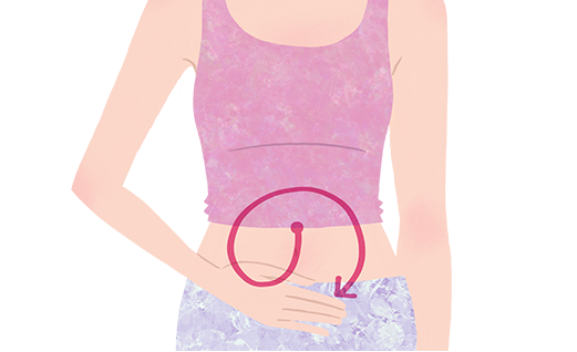 「の」の字マッサージ