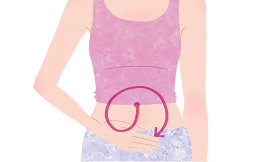 「の」の字マッサージ