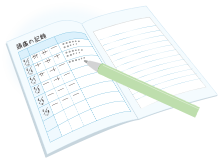 頭痛について記録する