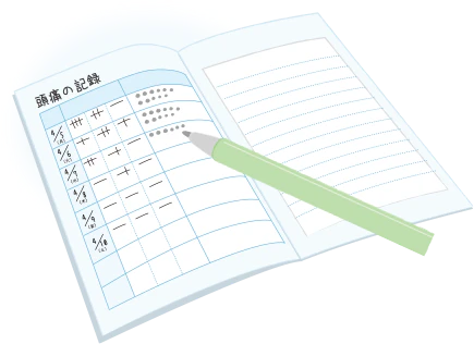 頭痛について記録する