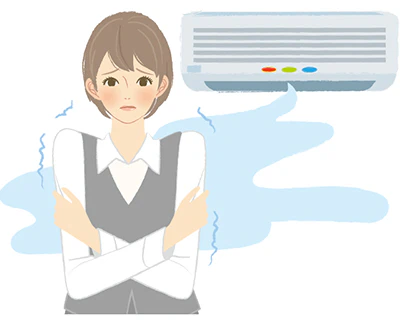 冷えによる血行不良