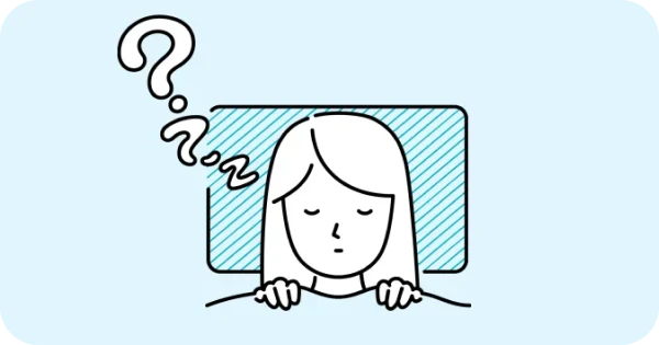 睡眠中の女性のイラスト