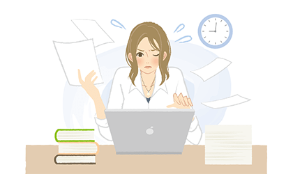 生理の時期は過労を避ける