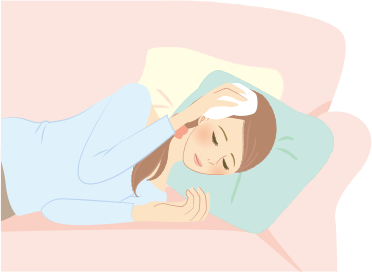 痛む部分を冷やす