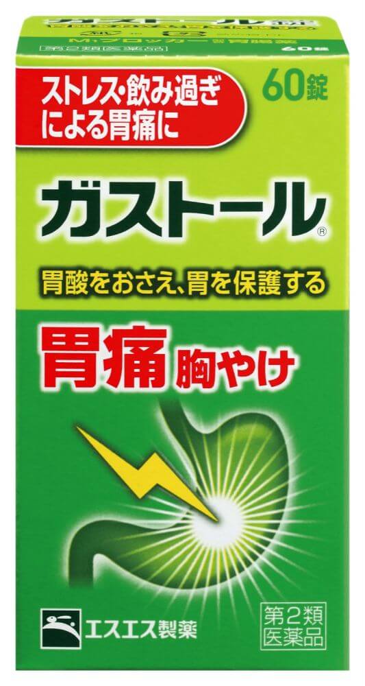 ガストール錠のパッケージ