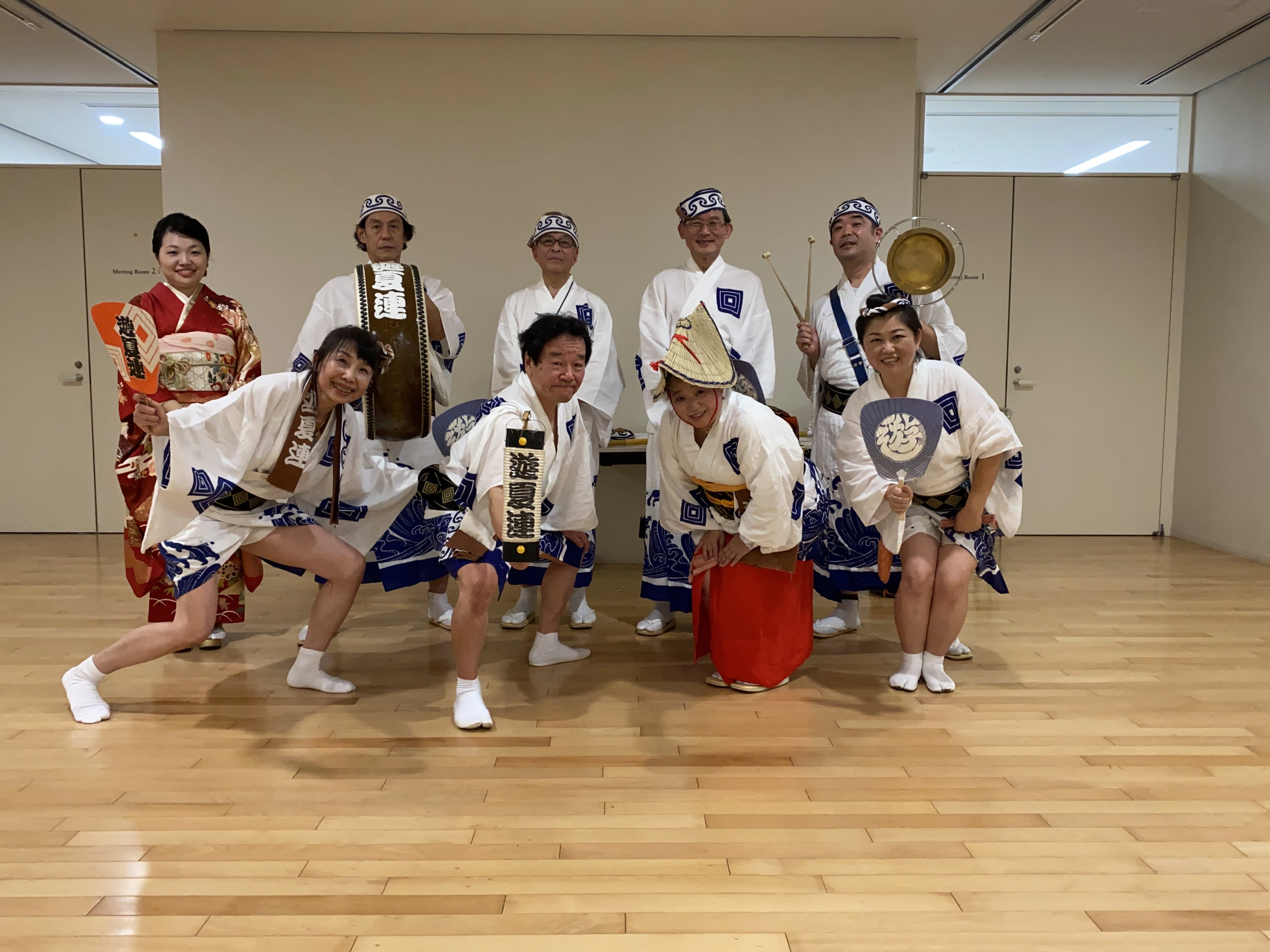 インド大使館で演舞披露