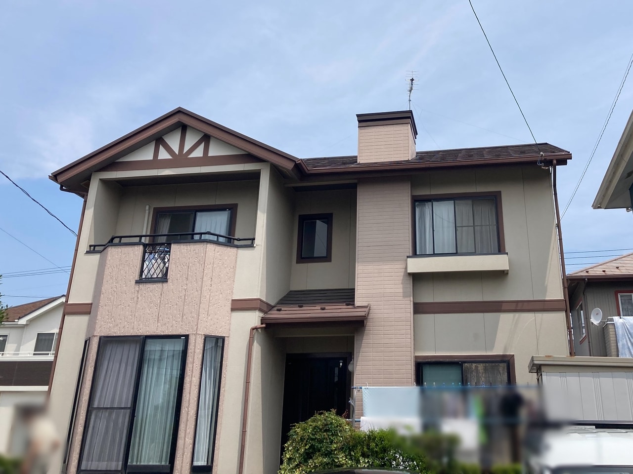 屋根外壁塗装工事 Before