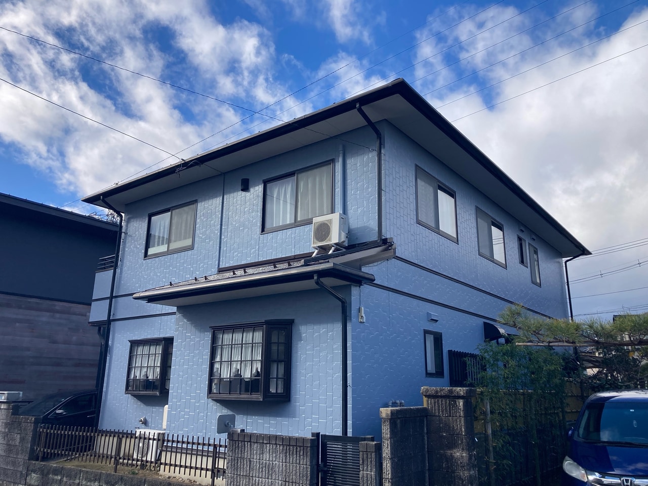 【火災保険適用】屋根塗装工事・外壁塗装工事 After