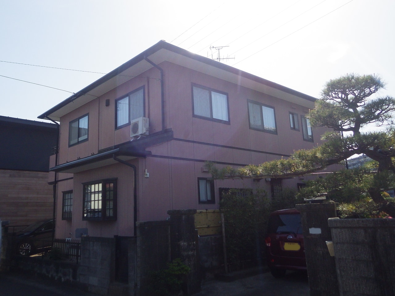 【火災保険適用】屋根塗装工事・外壁塗装工事 Before