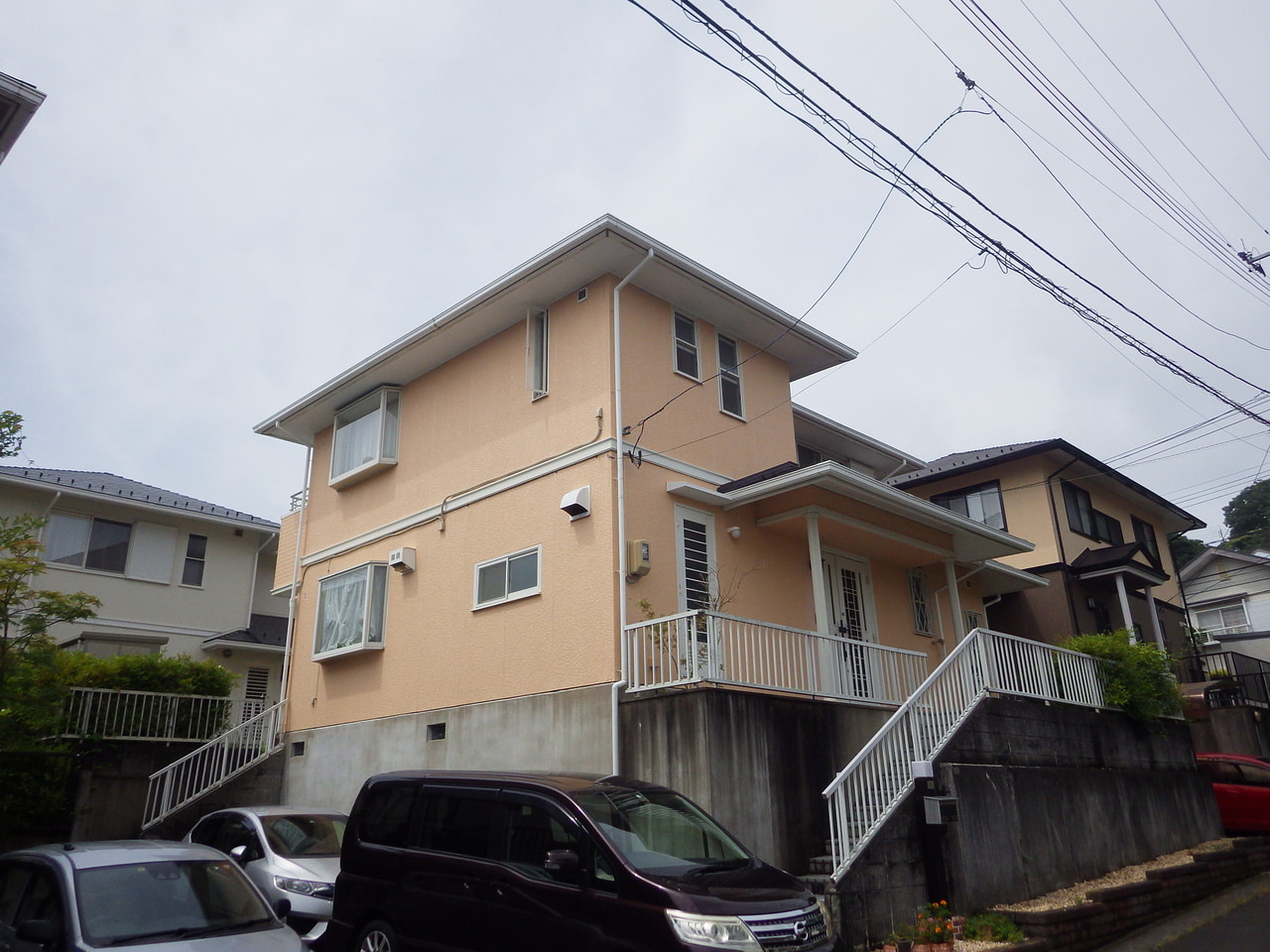 屋根外壁塗装工事 Before