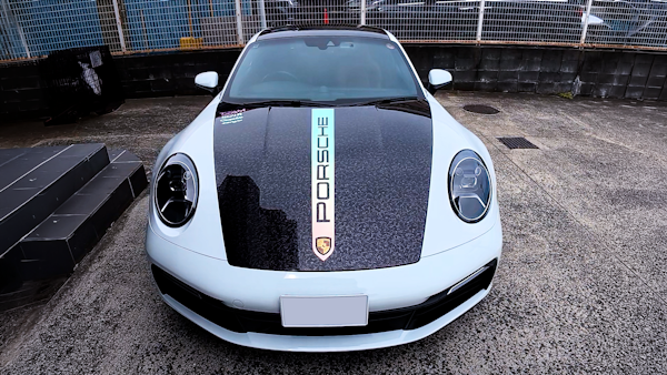 Porsche Carrera 911 Bonnet & Stripe Wrapping