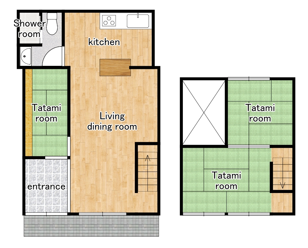 A renovated Kyoto machiya in Higashiyama, retaining the elegance of the Meiji era floor plan