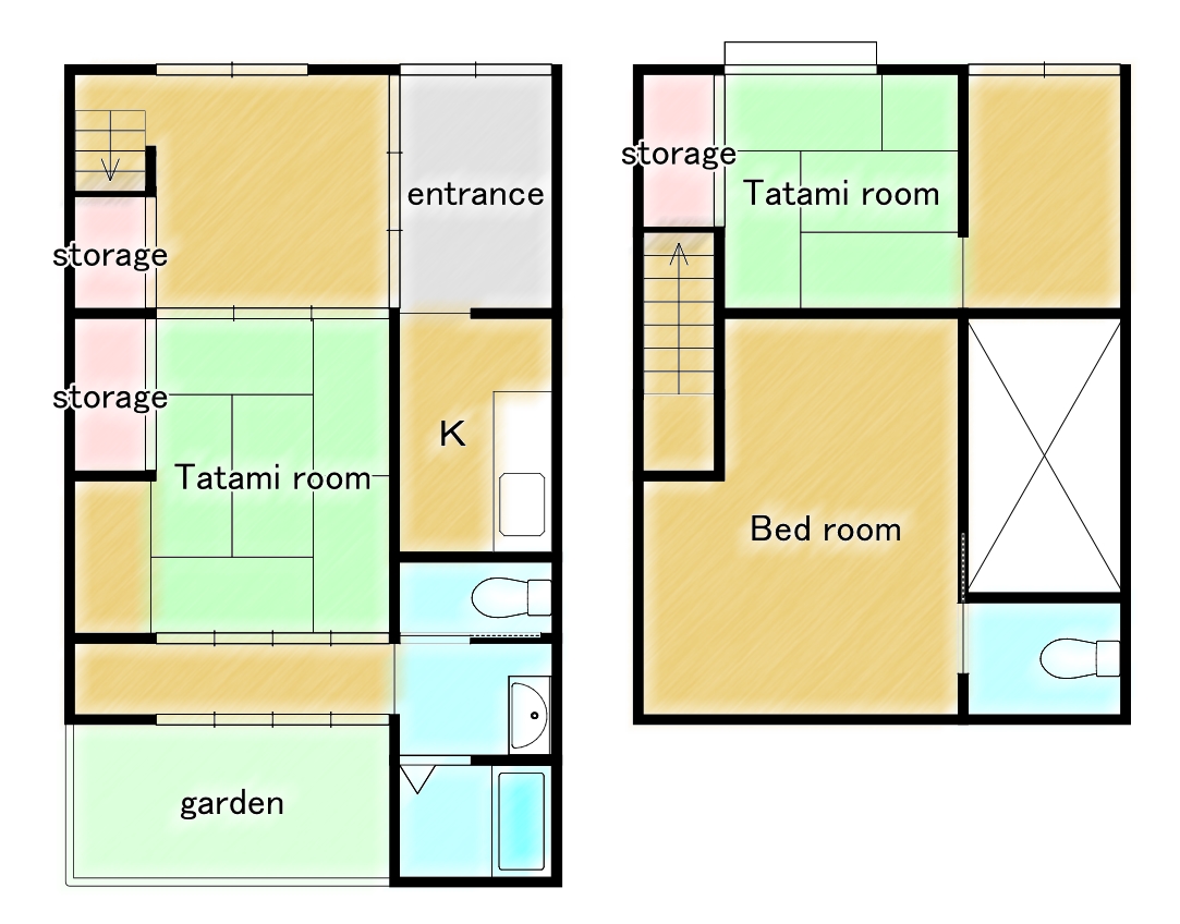 Licensed Guesthouse: Timeless Tradition Meets Modern Convenience in Ume-Koji floor plan