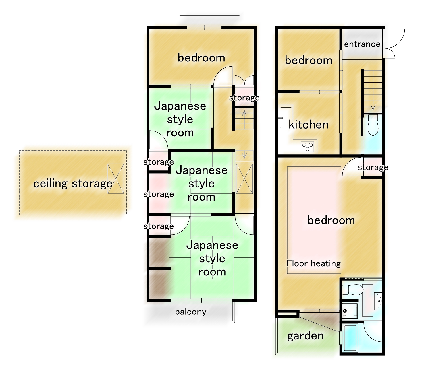 Tenanted House for Sale | Build Wealth in Historic Kamigyo, Kyoto floor plan