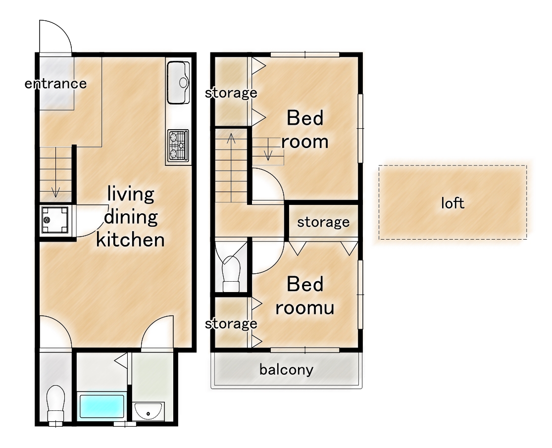 Move-in Ready Kyoto Home – Fully Renovated and Furnished floor plan