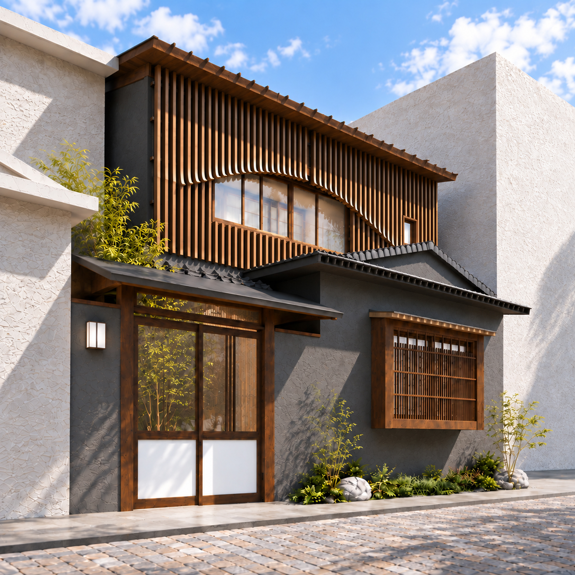 Renovation scheduled for completion in November 2026: A Kyoto machiya in Shichiku, reborn while preserving its distinctive round window.