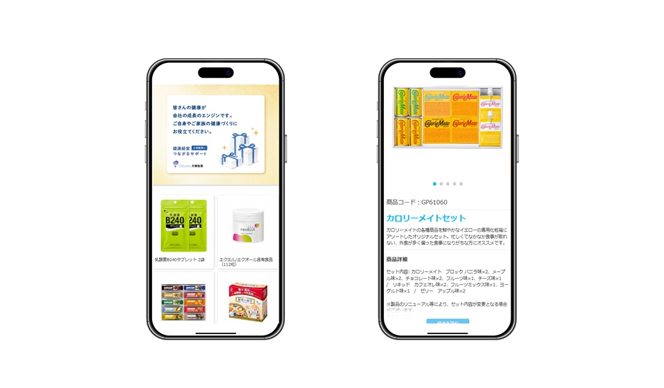 健康経営企業向けの自社商品カタログギフトを作成し、様々な企業へ販売のサムネイル画像