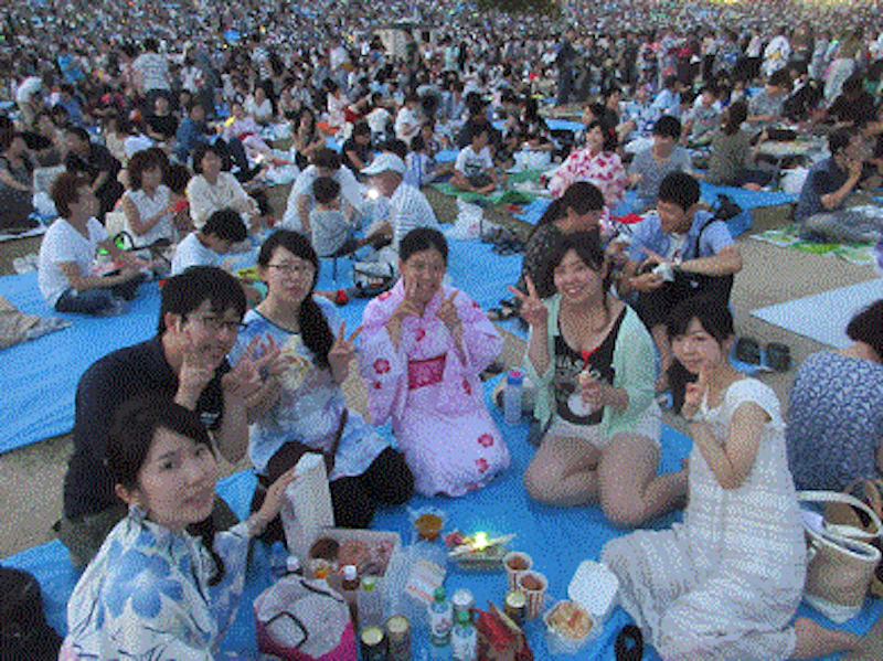 足立区花火大会の写真