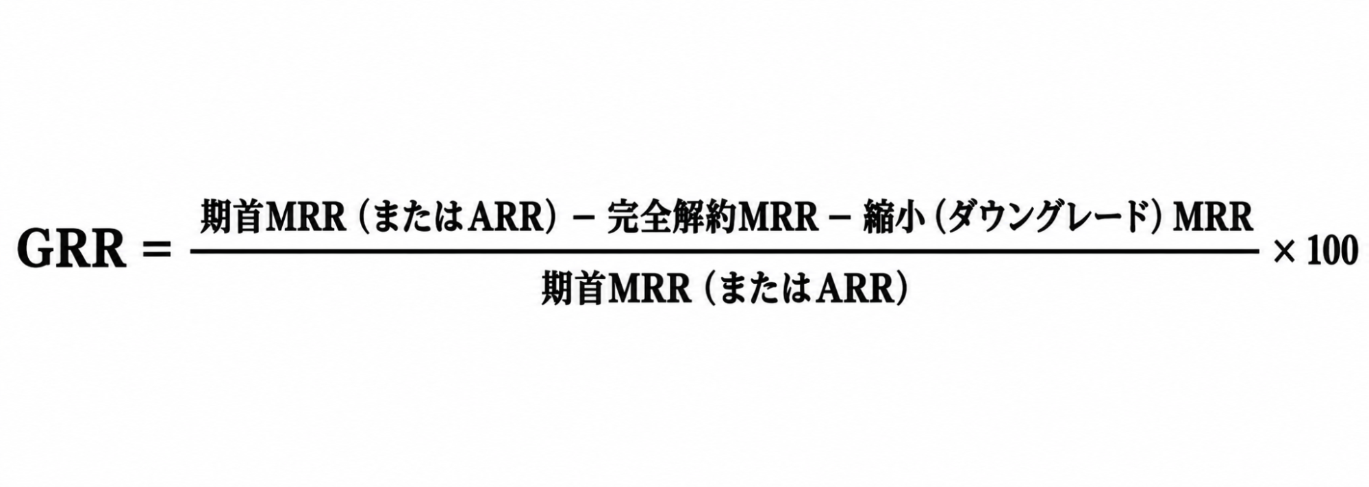 calculation GRR formula