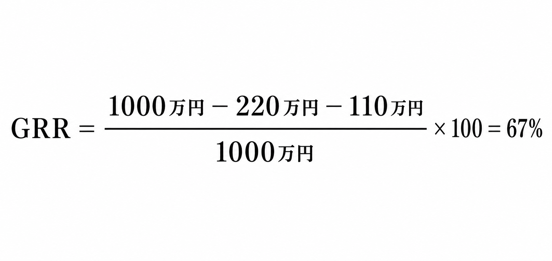 calculation GRR example