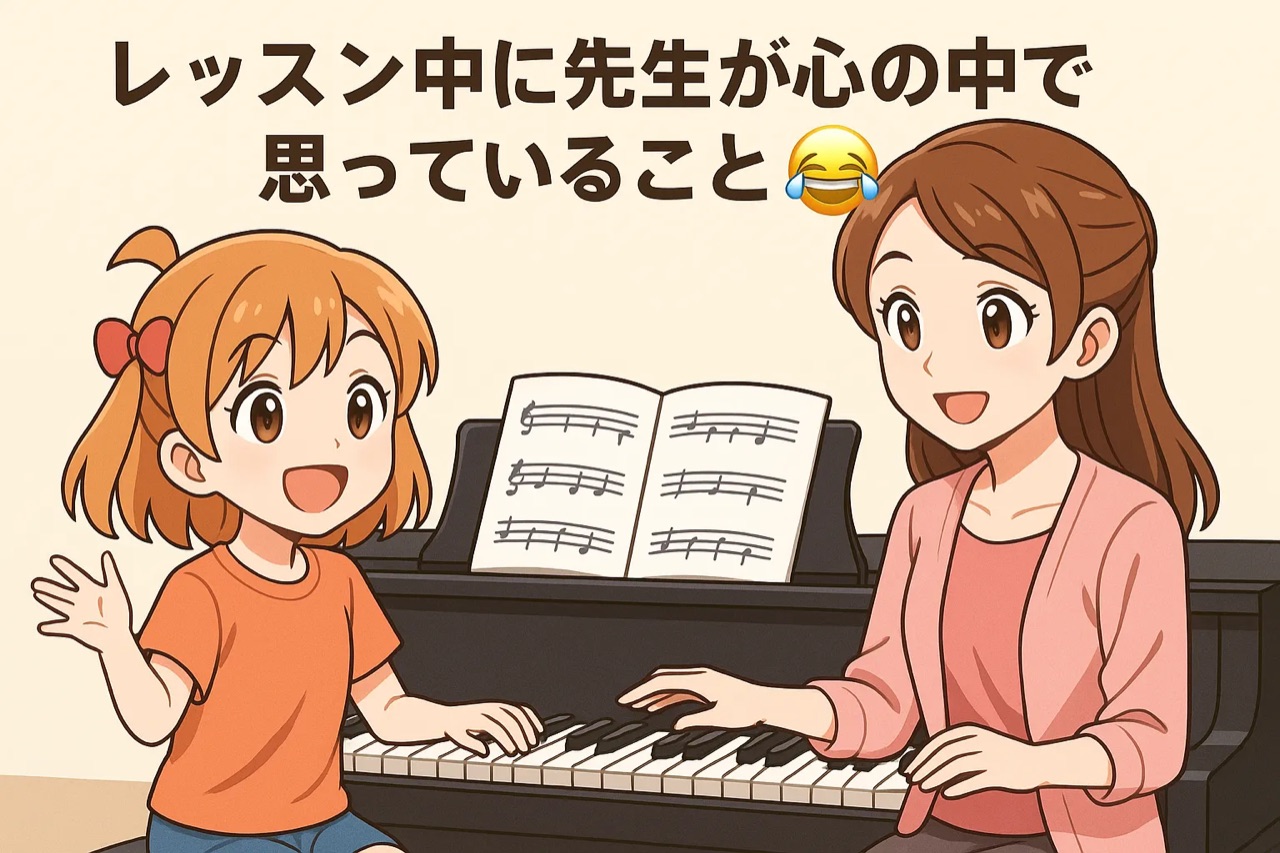 先生がレッスン中に心の中で思っていること5選のアイキャッチ画像