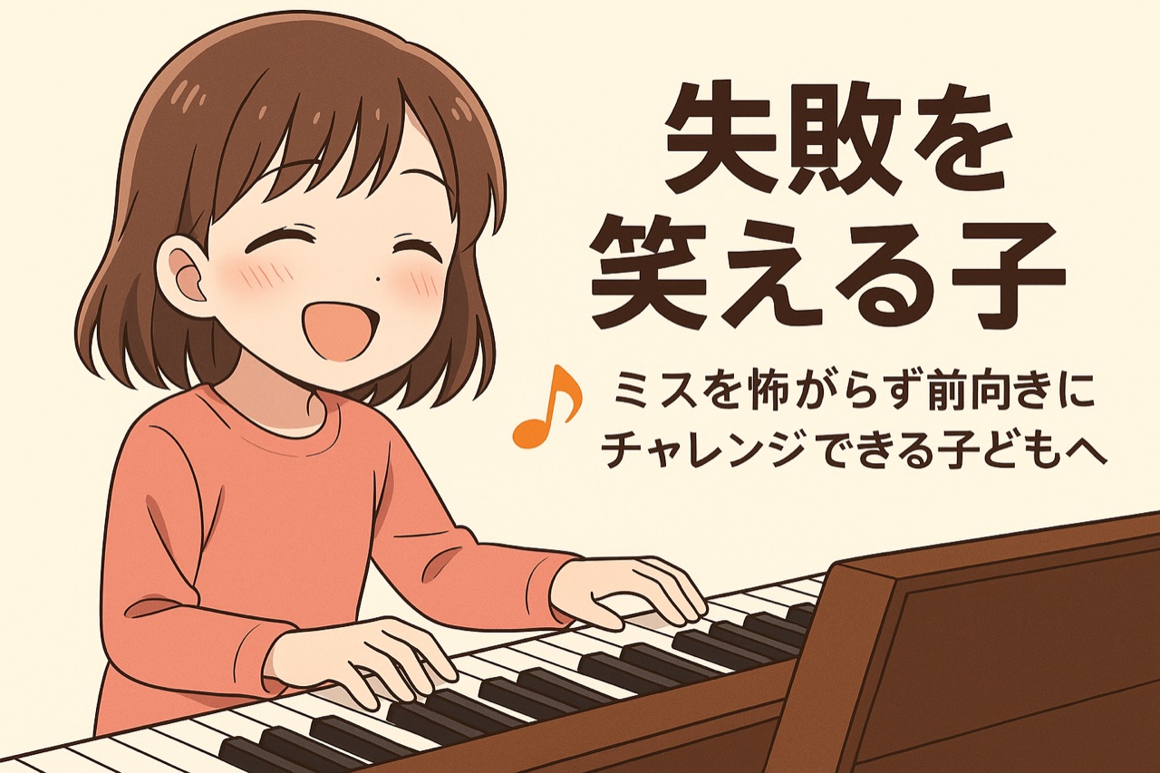 ピアノで育てる「失敗しても大丈夫」な心のアイキャッチ画像