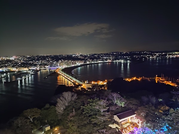 灯台から見える夜景